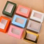 China Custom Colorful Paper Box With Window For Small Gift Packaging | Yucaibox