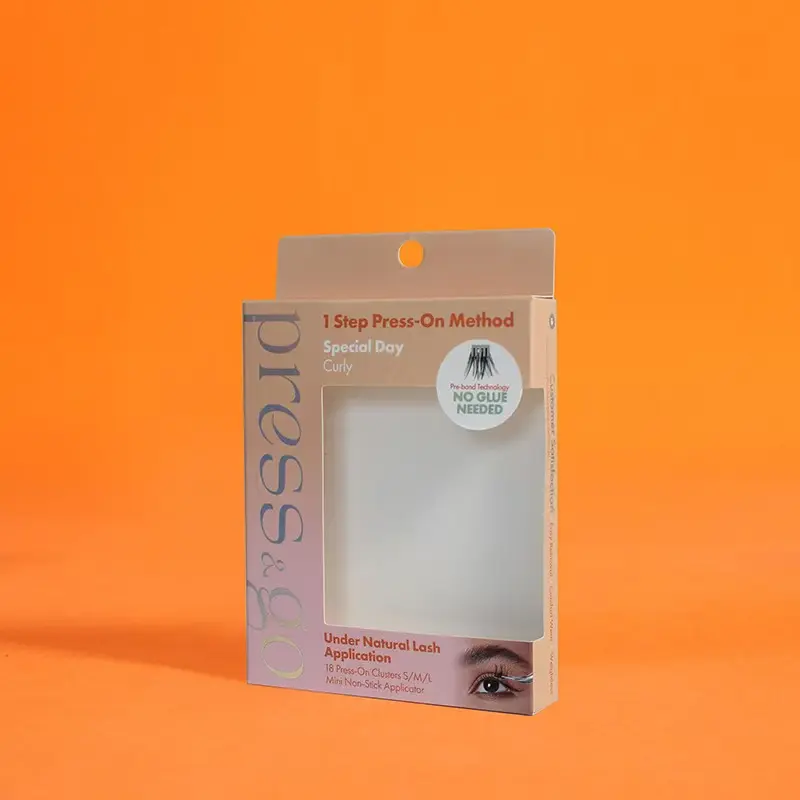 Hanging display eyeliner box