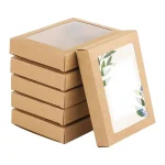 China Custom Kraft Paper Box With Window For Bakery And Gift Packaging | Yucaibox