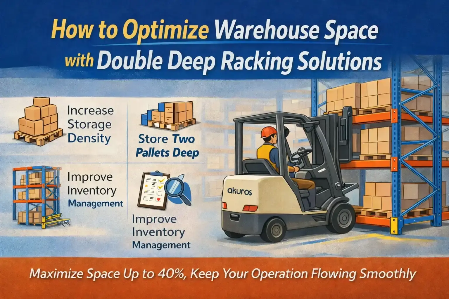How to Optimize Space with Double Deep Racking Solutions