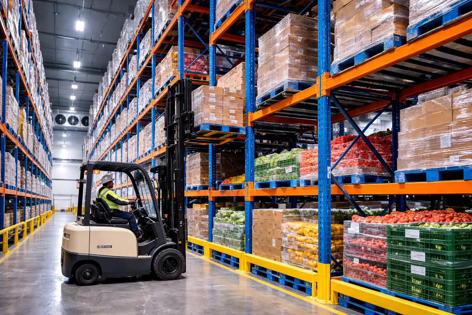 Double Deep Racking Solutions for cold storage