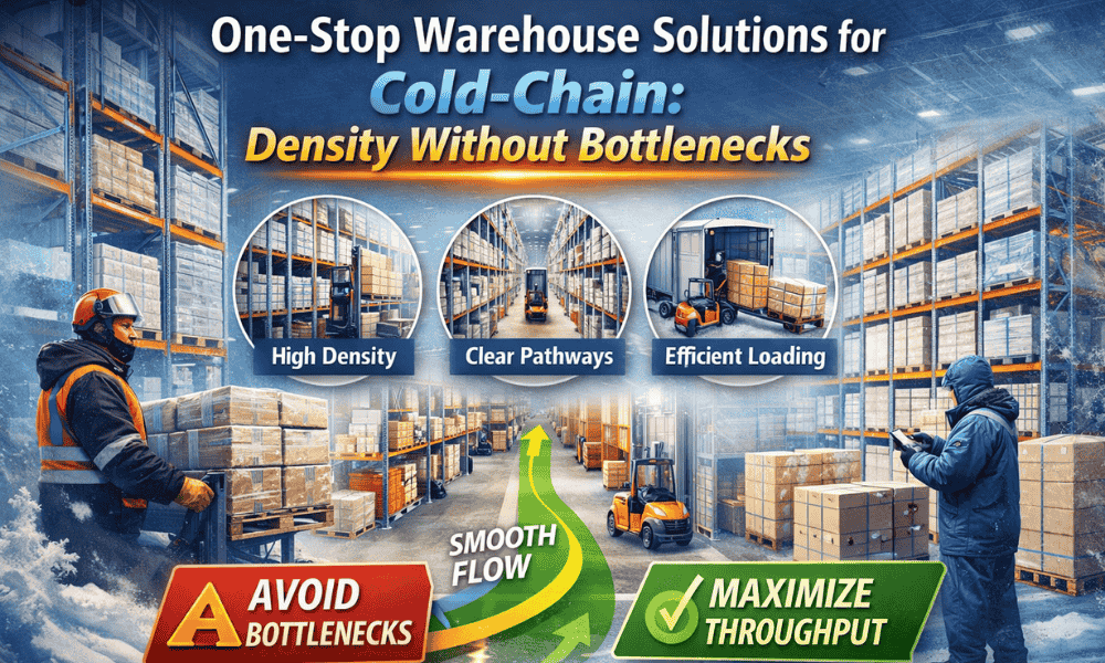 One-Stop Warehouse Solutions for Cold-Chain: Density Without Bottlenecks