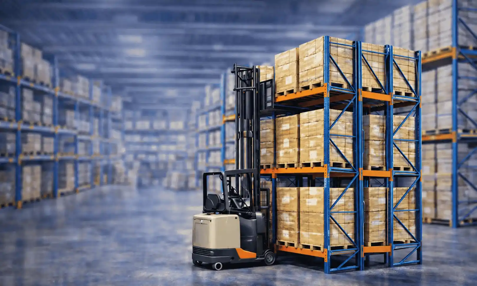 Reach Trucks in Cold Storage