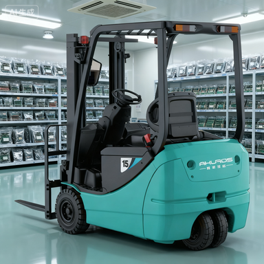 Akuros E16 Three-Wheel Electric Forklift