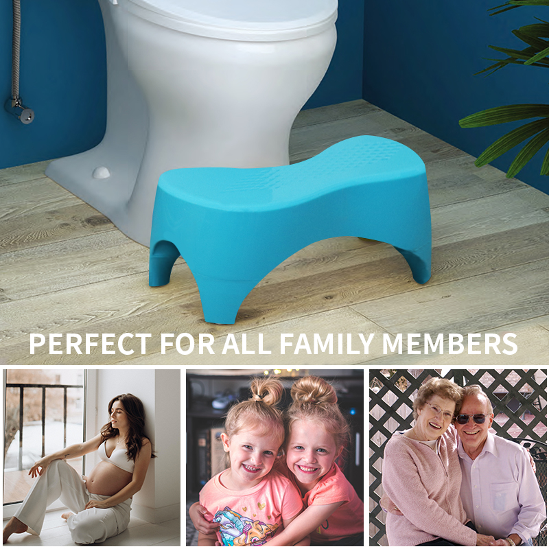 A6103 Blue Toilet Stool