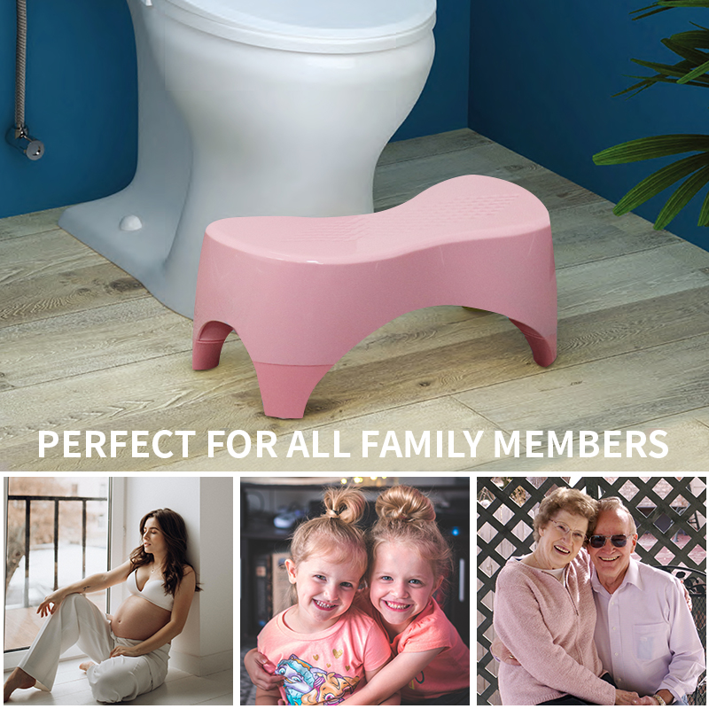 A6103 Pink Toilet Stool