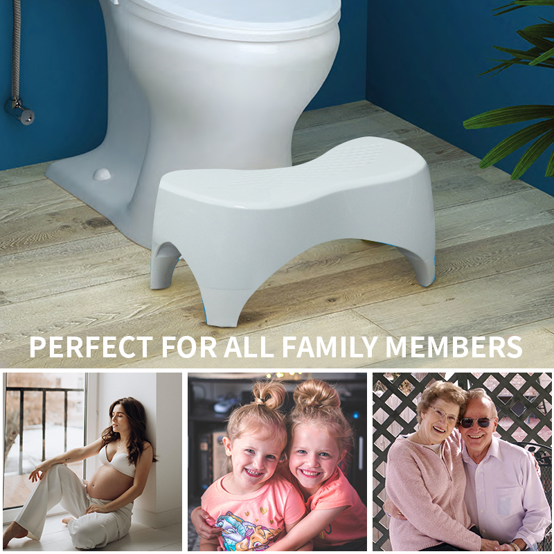 A6103 White Toilet Stool