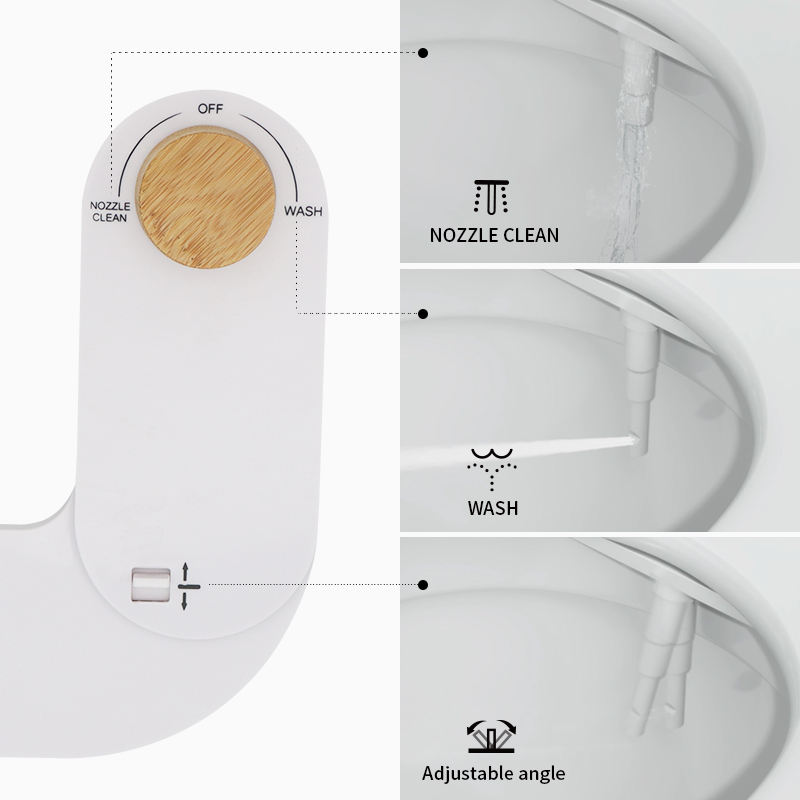 A8805 15mm Bamboo Knob Bidet