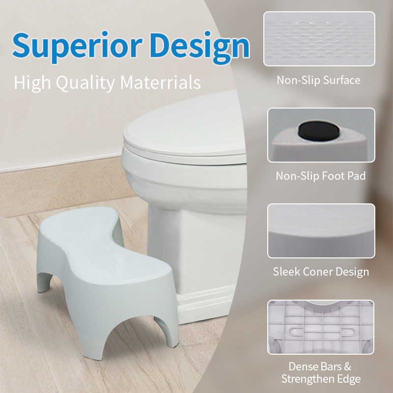 A6103 White Toilet Stool
