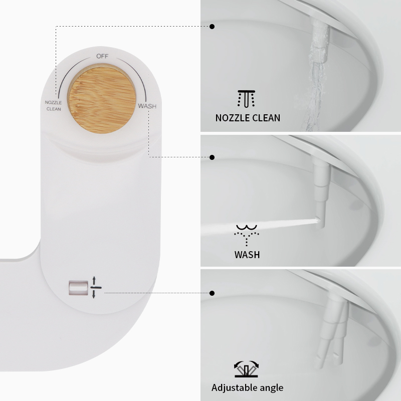 A8805s Bamboo Knob Bidet
