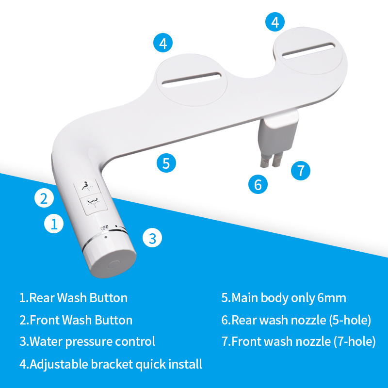A8809 Button & Knob Bidet