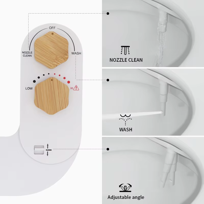 A8705 Bamboo Knob Bidet