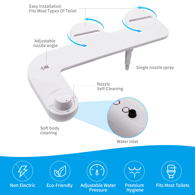 A8805s Bamboo Knob Bidet