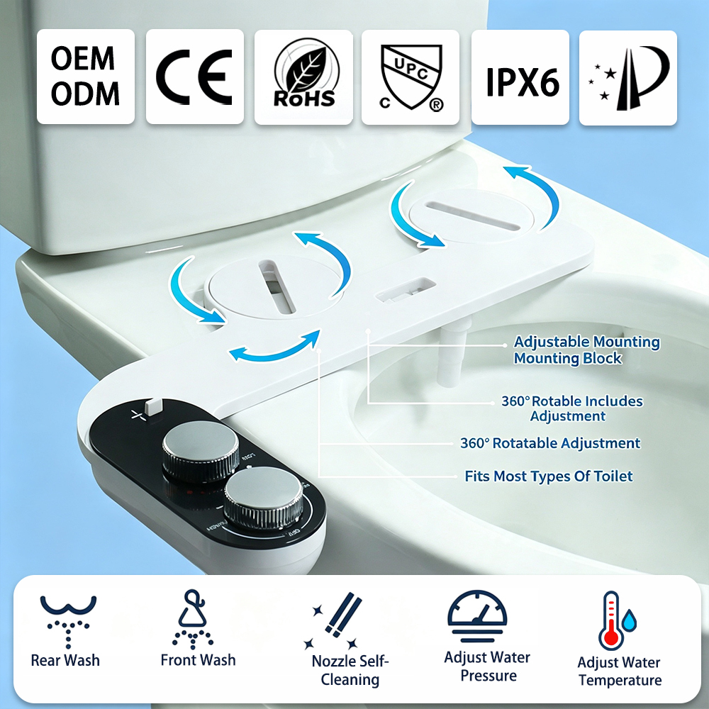 Non-Electric Hot & Cold Water Bidet Attachments Gain Competitive Edge in Global Bathroom Hygiene Market