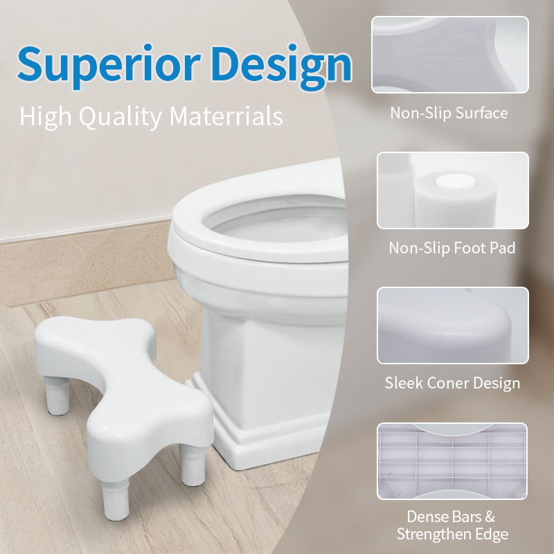 A6105 White Toilet Stool