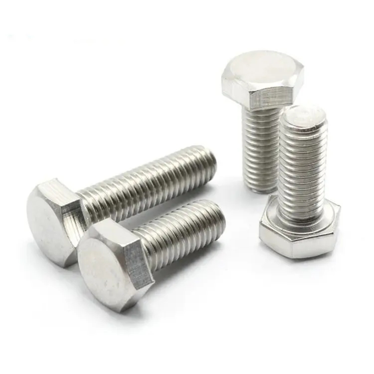 INOX A2 And A4 DIN933 Stainless Steel Hex Head Bolt