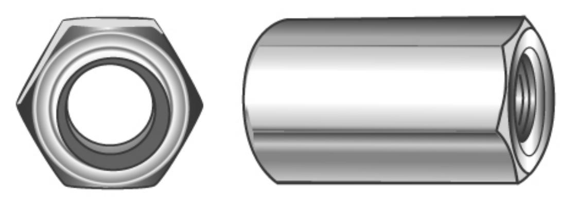 Hexagon Nuts, Height 3 d 1