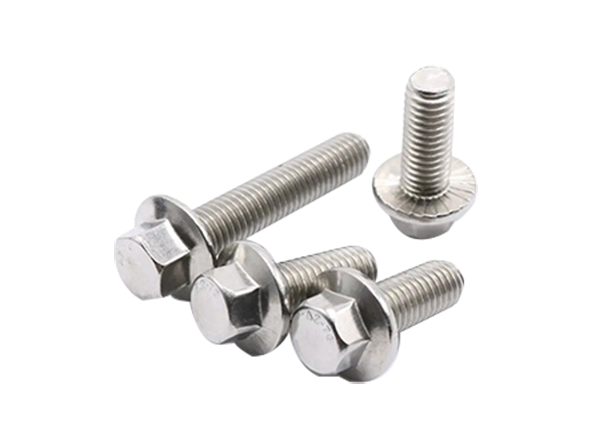 DIN6921 Stainless Steel 304/316 Hex Flange Bolt with or without serration under head