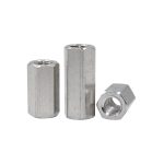 Stainless Steel SS304 316 Hexagon Coupling Nut, Long Nut -