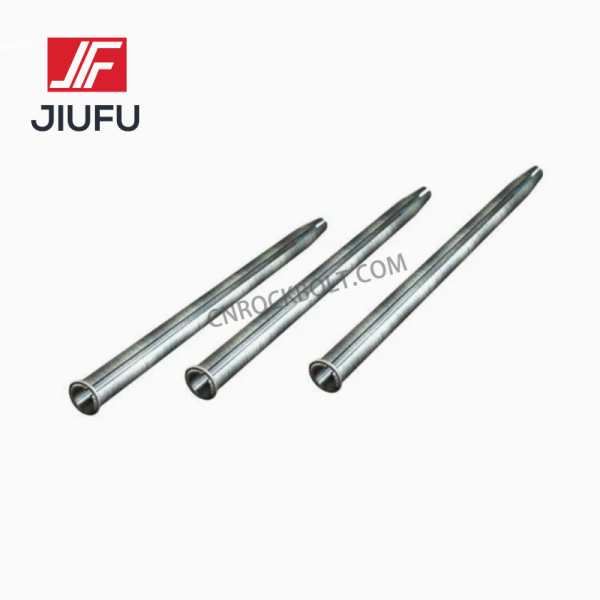 Split rock friction anchor