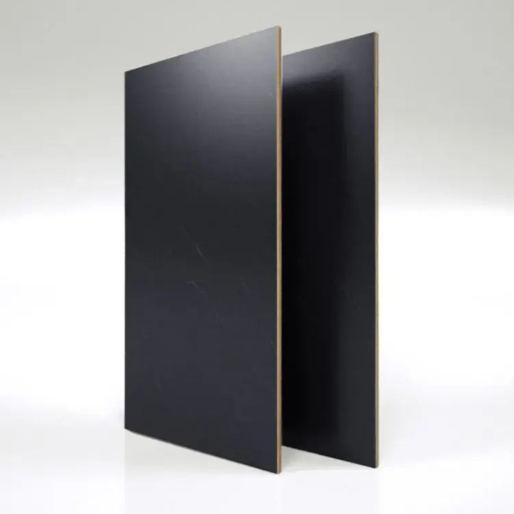 Factory Wholesale 3/4In×4Ft×8Ft 18mm Black Raw MDF For Indoor