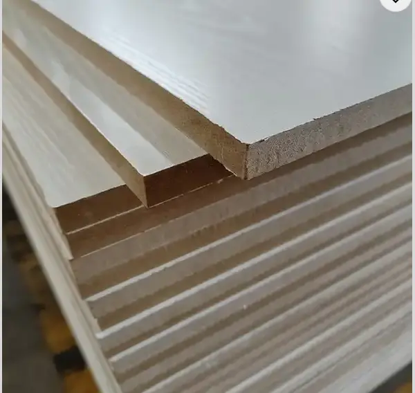 12 ሚሜ 15 ሚሜ 18 ሚሜ 1220x2440 ሚሜ ነጭ ሁለት ጎኖች Melamine LSB ለጌጣጌጥ