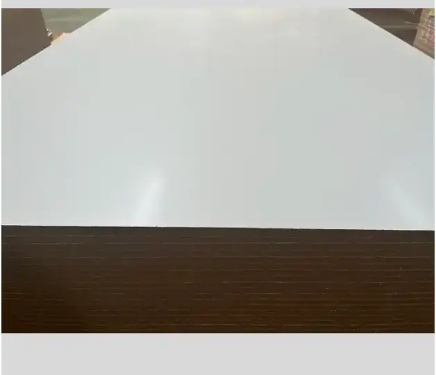 12mm 15mm 18mm 1220x2440mm White Two Sides Melamine LSB For Decoration