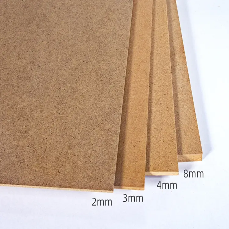 Aangepaste ruwe gewone MDF-plaat 0,8 mm-25 mm