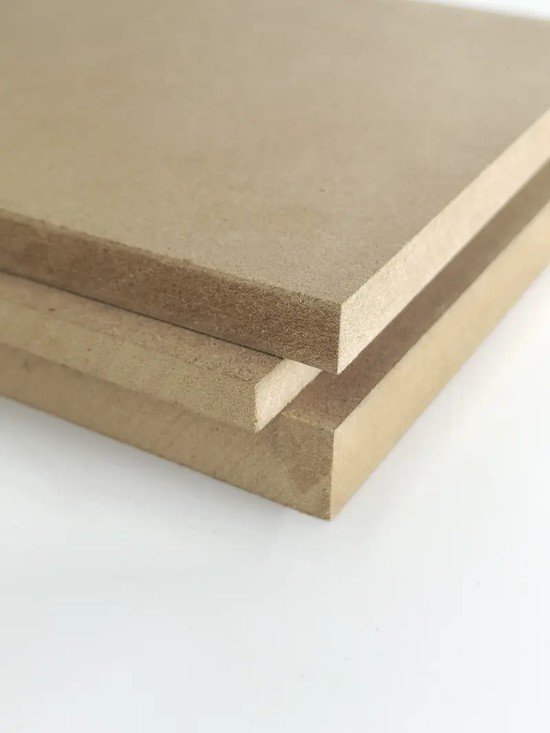 E1 আঠালো HDF প্লেইন MDF বোর্ড