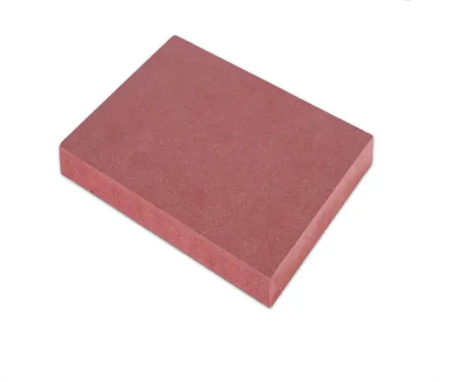 1220x2440x18mm FR MDF /MDF resistente al fuego MDF color rojo