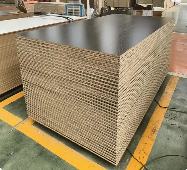 Theko ea fektheri Melamine MDF Board Laminated Fiberboard Flakeboard Chipboard Particle Board Sheet