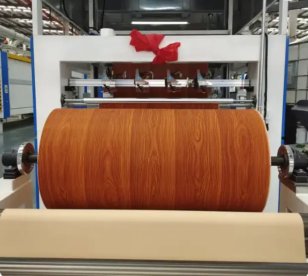 ក្រដាស Mdf សម្រាប់ impregnating ឬ laminate គ្រាប់ធញ្ញជាតិឈើ ពណ៌ស រឹង mable 60g 70g 80g 90g 100g