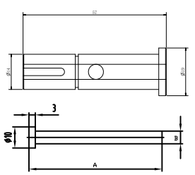 Precision part valve sleeve used on glue dispenser machine for capacitor and battery