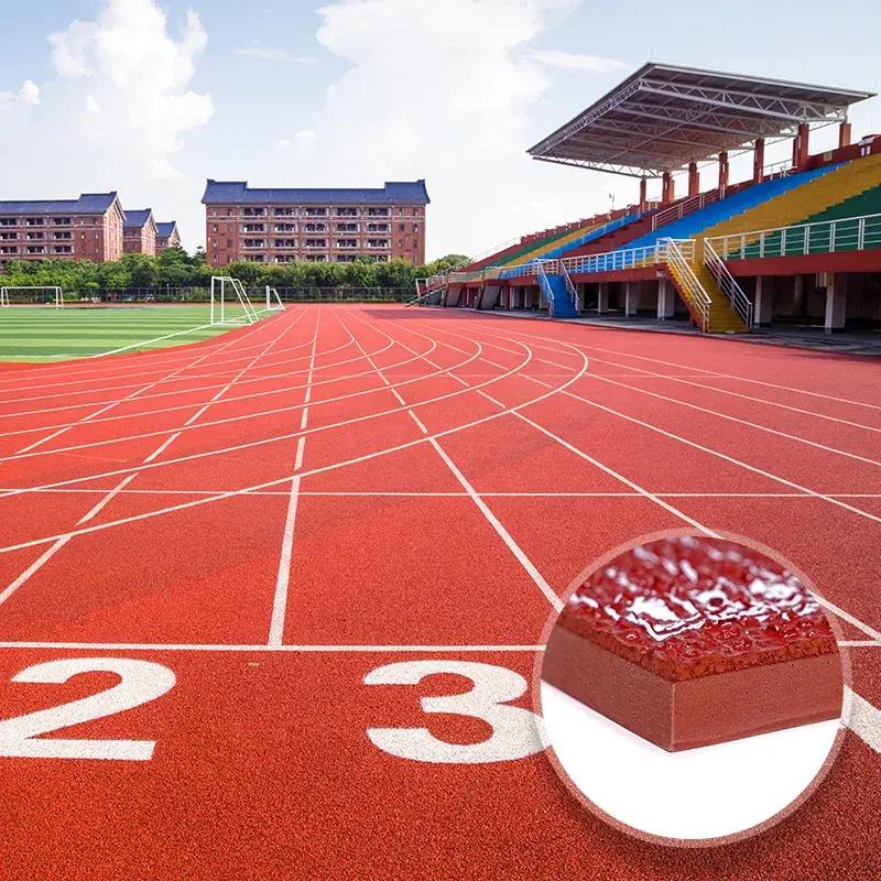 ALL-PLASTIC RUNNING TRACK
