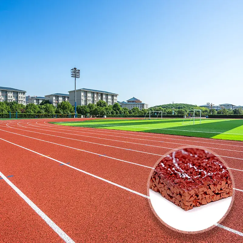 BREATHABLE PLASTIC RUNNING TRACK