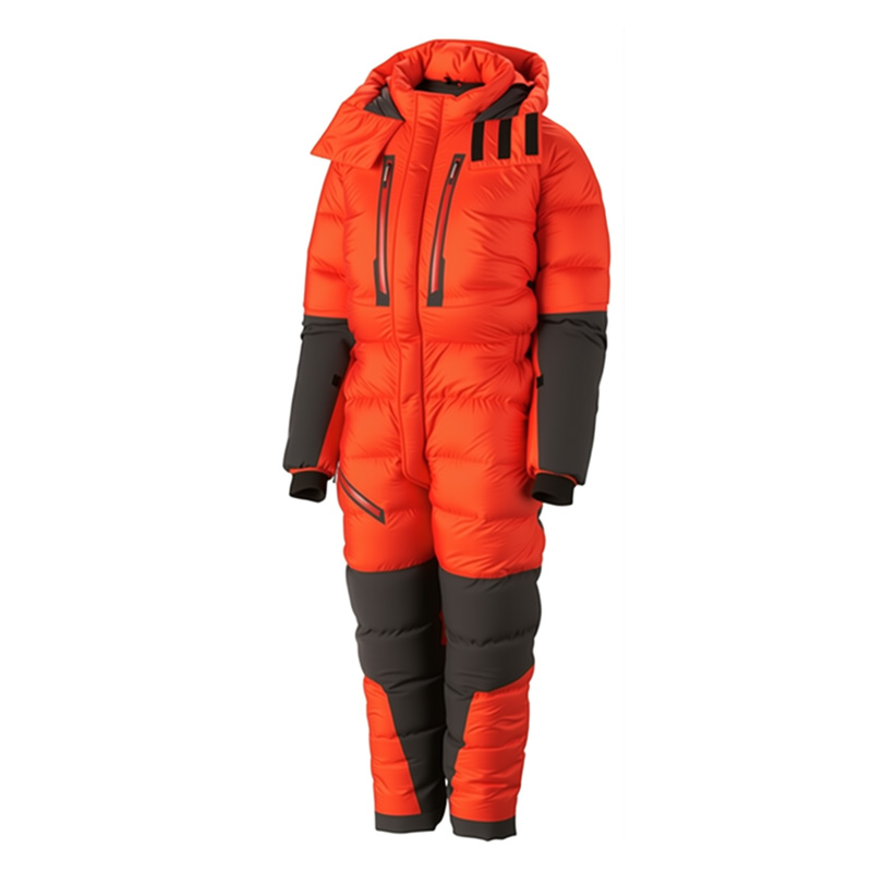 Adult winter ski Mountain Down One Piece Ski Outfit Suits
