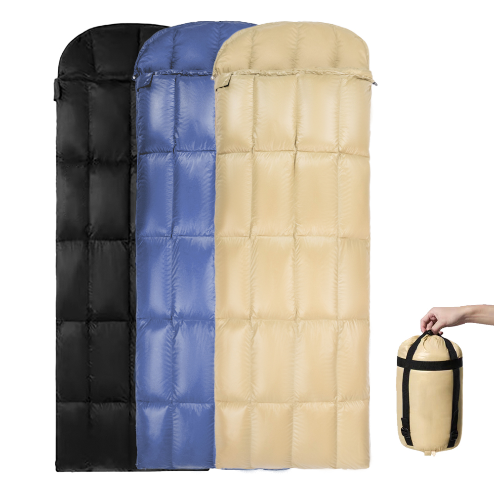 Ultralight Duck Down Envelop Sleeping Bag for 4 Seasons