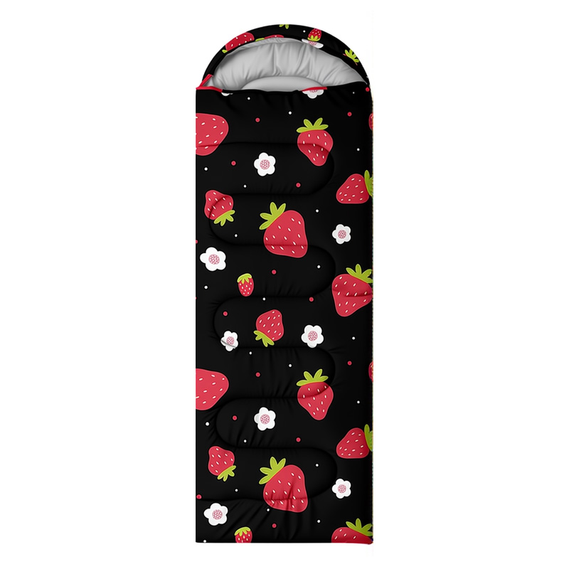 Cartoon Kids Sleeping Bag – Warm Envelope Design for Indoor & Outdoor Use