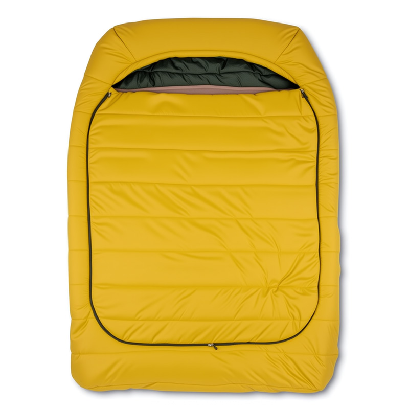 Doublewide Cotton Sleeping Bag for Couples | Convertible 2-Person Camping Quilt