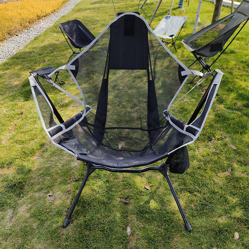 Adjustable Back Camping Swing Chair For Picnic Travel
