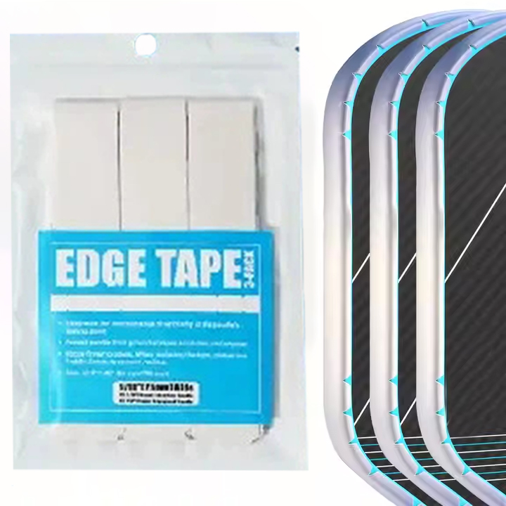 Pickleball Paddle Protection Tape Paddle Head Edge Guard Racket Edge Protection Tape Fit Perfectly Curved Edge