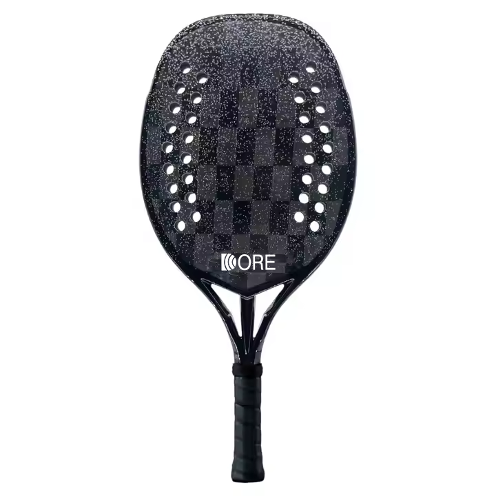 Full Carbon Beach Tennis Racket Paddle EVA Core Foam 3K 12K 18K Surface Carbon DD038