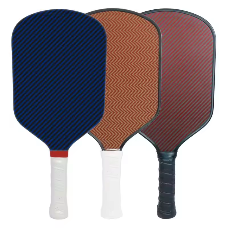 Wave Textured Carbon Fiber Pickleball Paddle T700 3K Kevlar High-Performance Design for Maximum Control