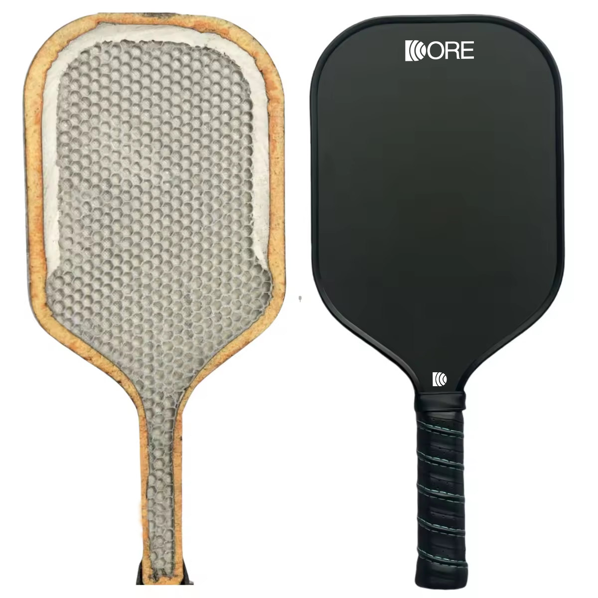 2025 New Carbon Fiber Pickleball Paddle Rough Surface PP Honeycomb Foam Filling Core Technology Pickleball  Paddle