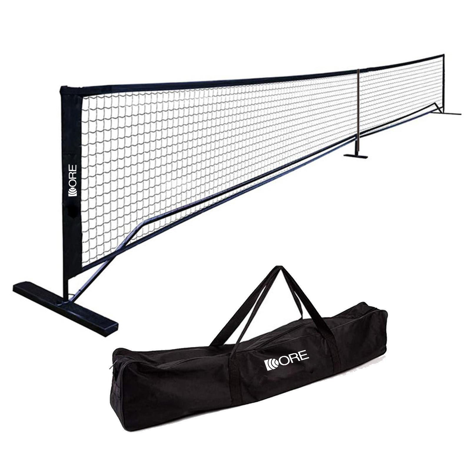 Portable Pickleball Net Set 22 lbs Metal Frame with Bag Indoor and Outdoor