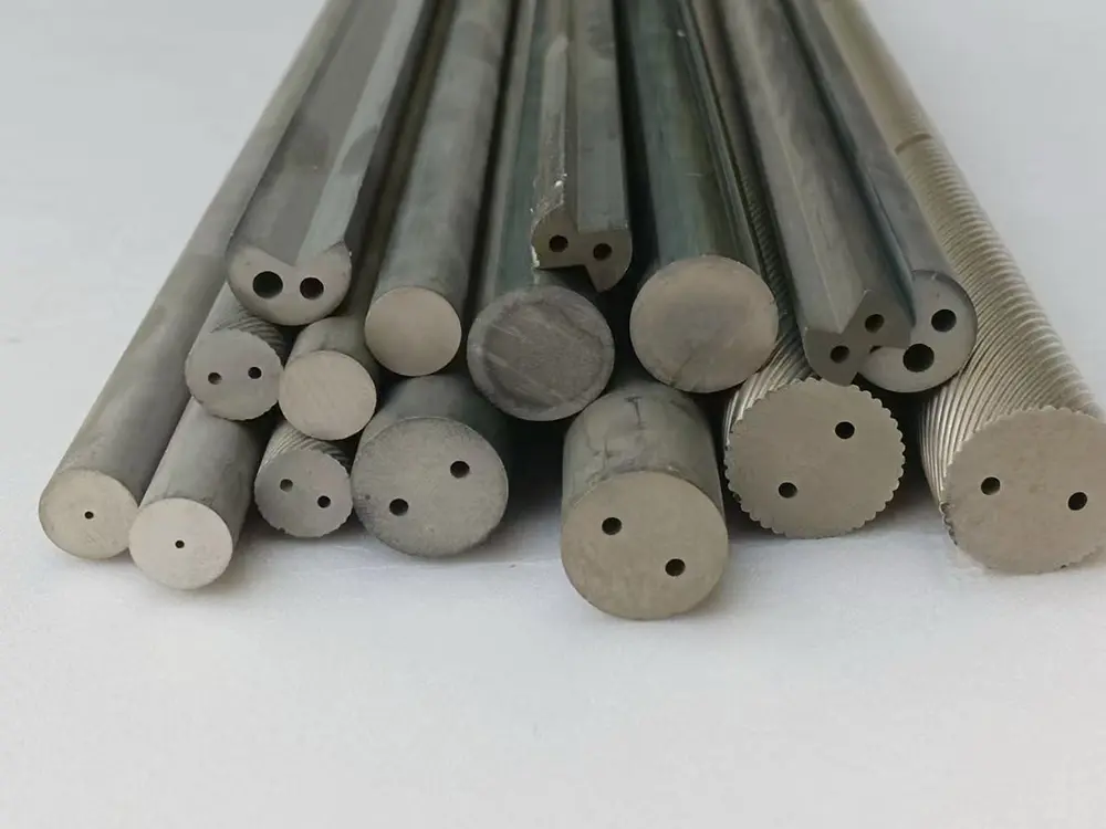 Carbide Rods with Straight Holes
