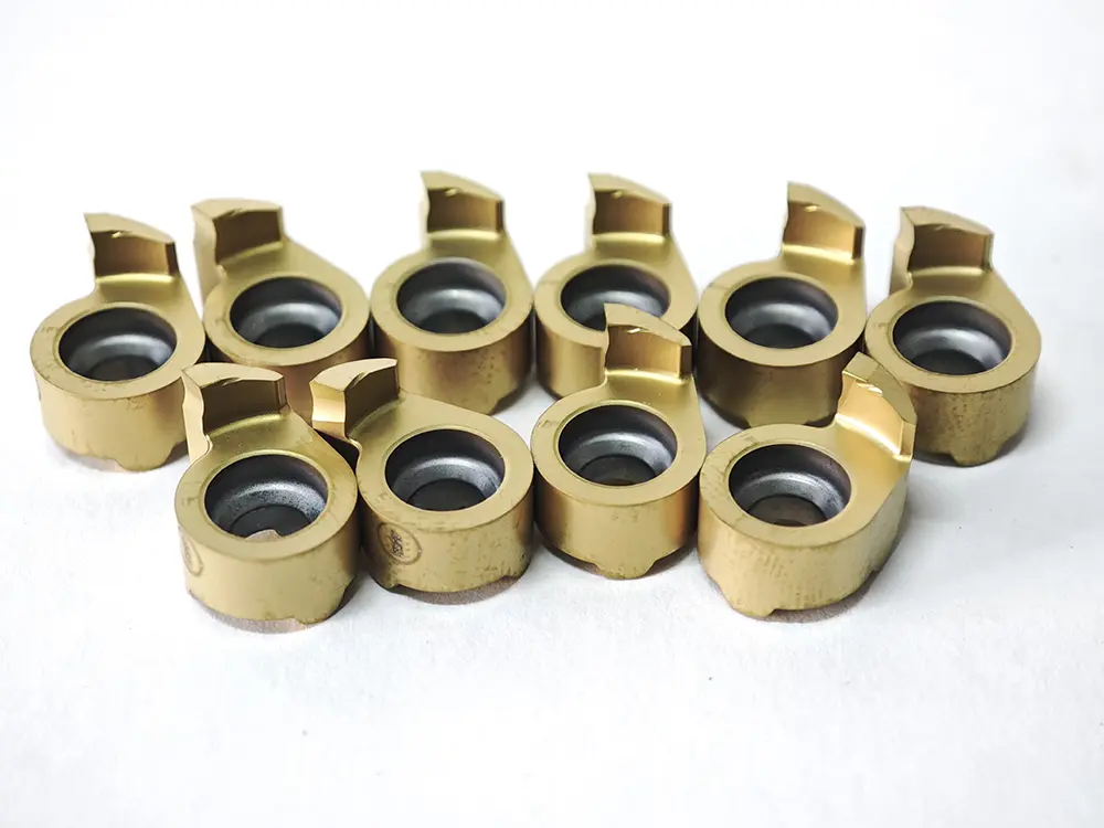 Comma face grooving cutters