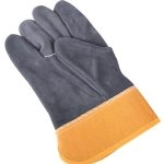 China High Quality 10.5" Suede Leather Yellow Cloth Split Palm Gloves Supplier | Dtlabor