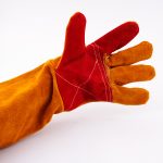 China High Quality 16 Inch Thick Palm Welding Protective Gloves Supplier | Dtlabor