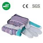 China High Quality AB Grade Striped Palm Index Finger Reinforced Ordinary Wire Welding Gloves Supplier | Dtlabor